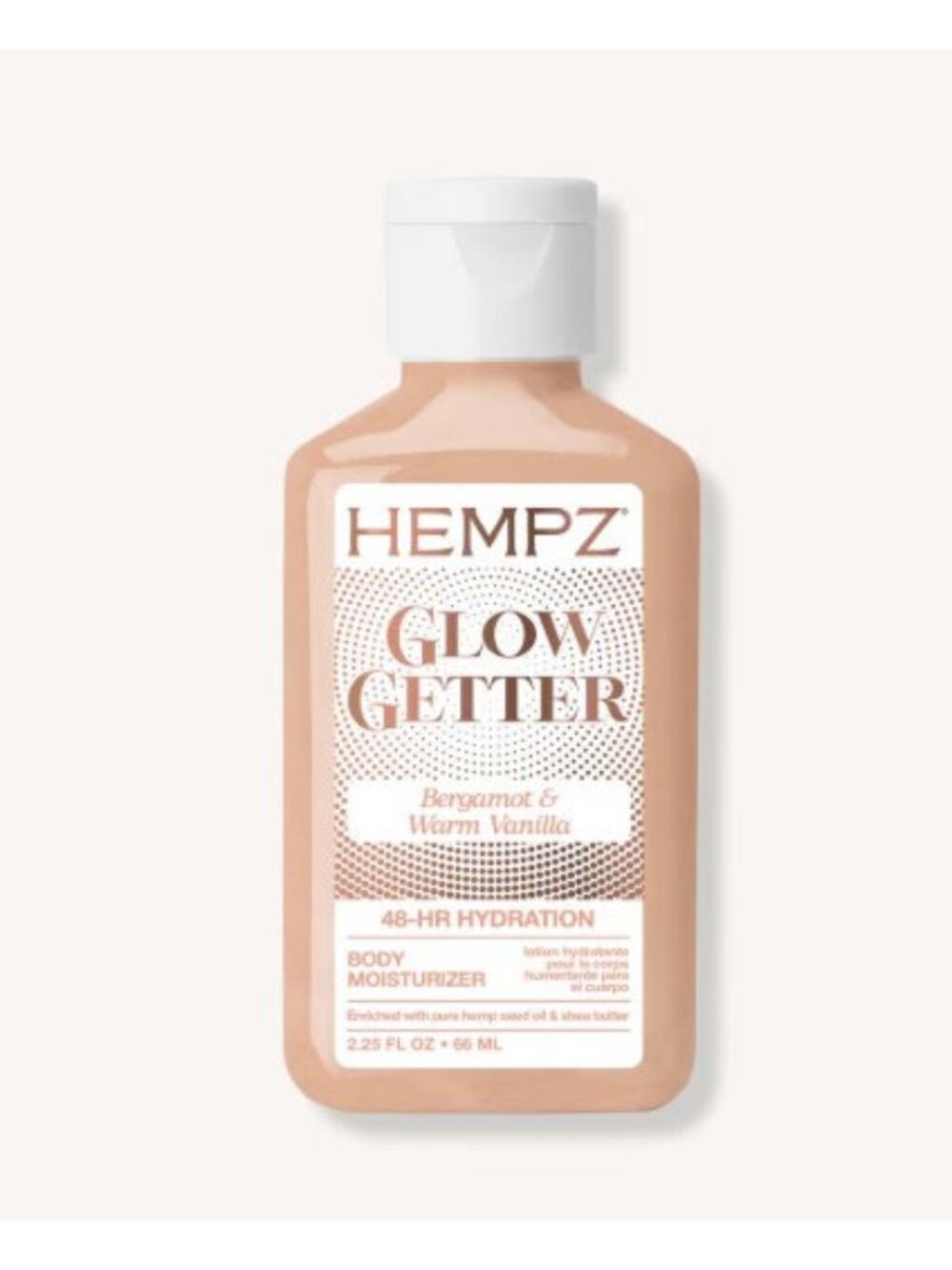 Hempz Glow Getter Shimmer Herbal Body Moisturizer - 2.25 66ml - Picture 1 of 7